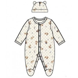 rib knit 3D embroidery winter cuff beanie hat for men