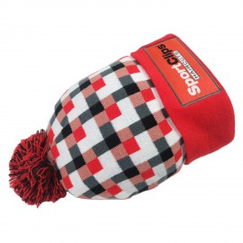 BSCI China Manufacturer Custom Fashion men girl cute jacquard skull custom knitted pom beanie hat